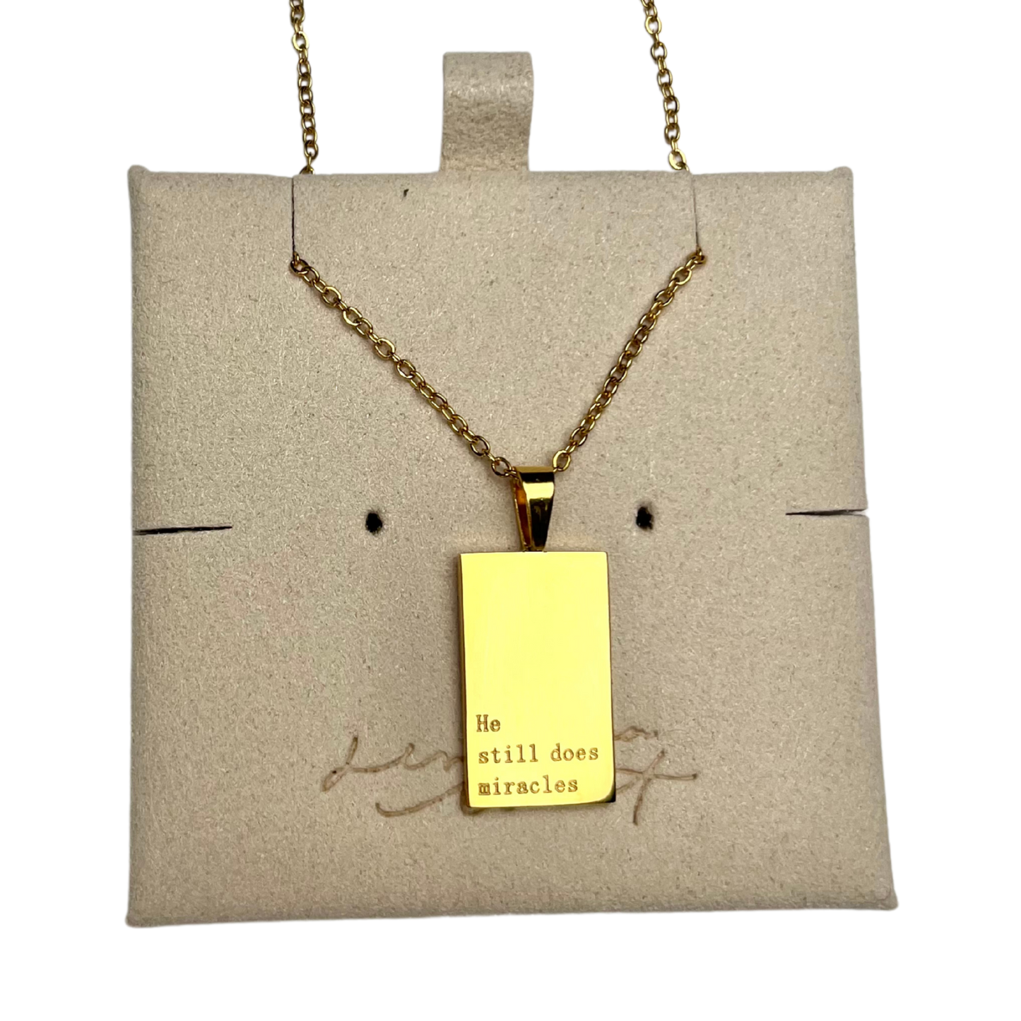 He Still Does Miracles Necklace