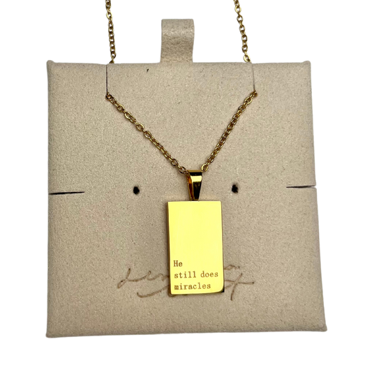 He Still Does Miracles Necklace